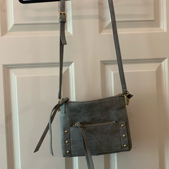 Stone Gray Cross Body Bag - Picture 1 of 7
